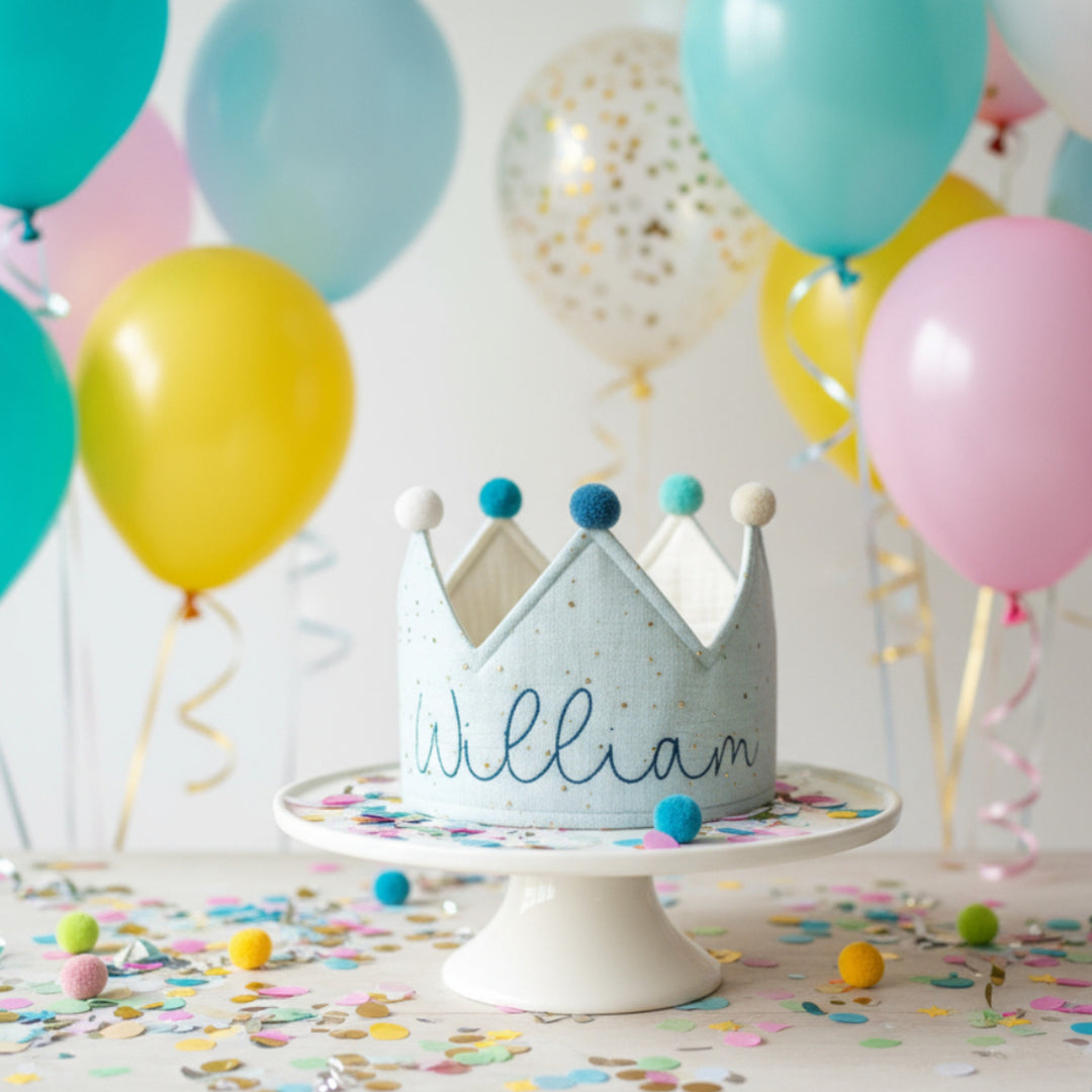 Party Krone - individuell personalisiert - Mint Gold - Happy Crown