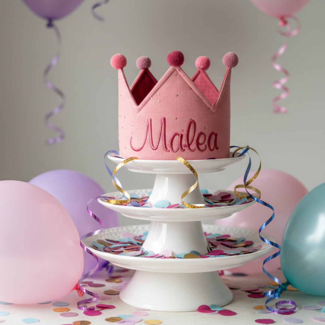 Party Krone - individuell personalisiert - Rosewood Gold