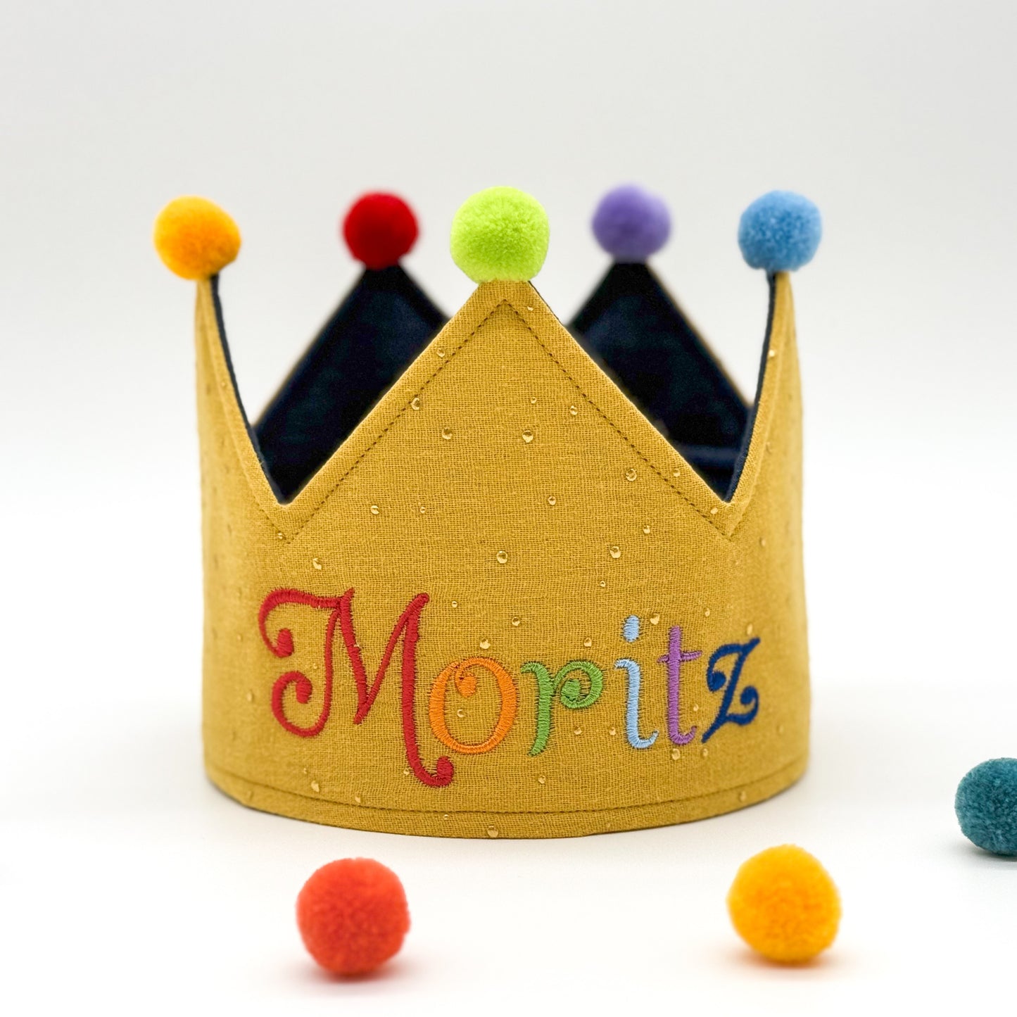 Party Crown - Personalized - Yellow Gold