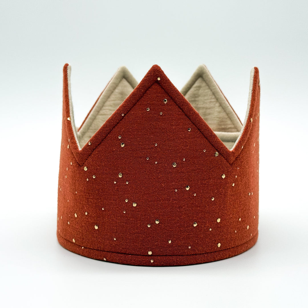 Party Crown - Rust Gold